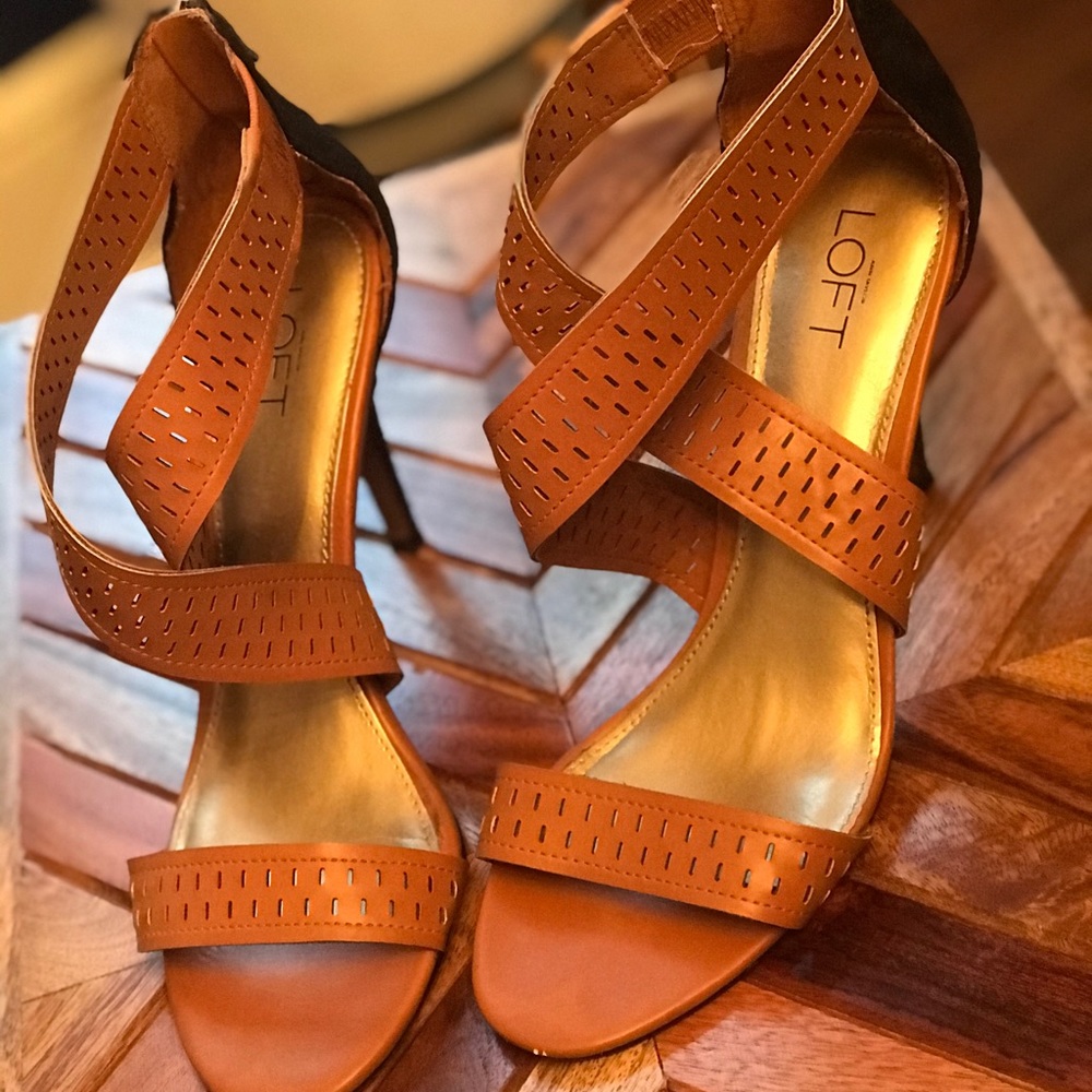 Loft OE Analaise Saddle Brown Heel